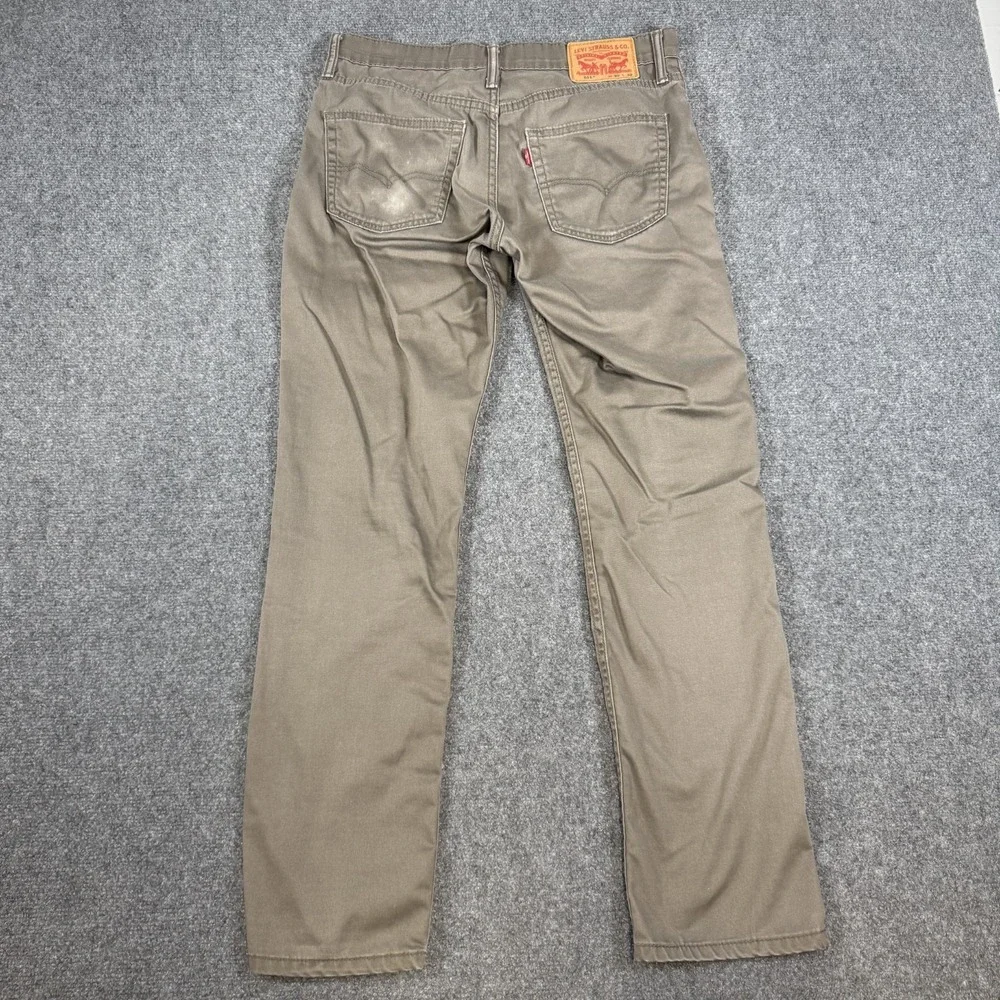 Levi's Jeans Mens 32x32 (Fits 32x31) Bronze‎ Beige 511 Slim Fit Stretch